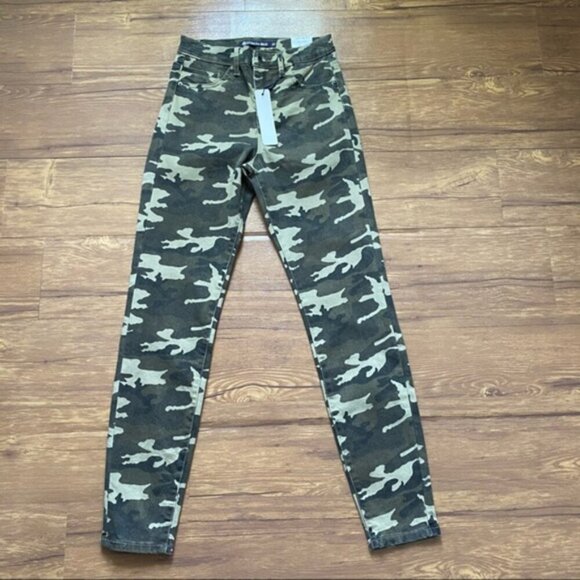 Tractr Denim - Tractrblu Julia‎ High Rise Jean Army Green Size 25